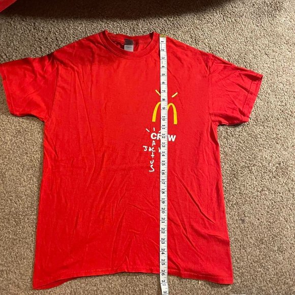 Travis Scott / Cactus Jack x McDonalds Crew Member T-shirt - Picture 7 of 10